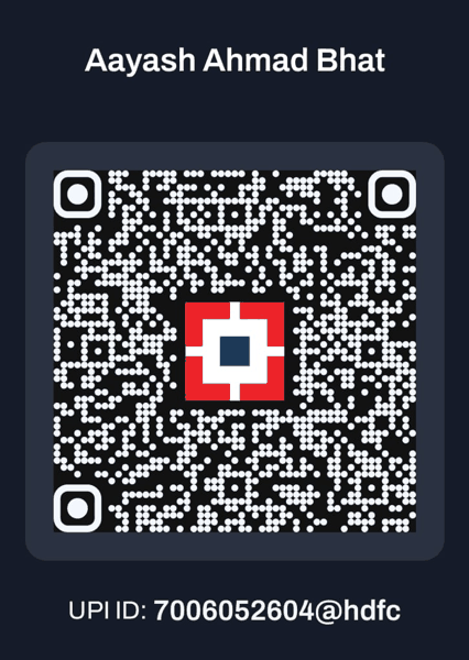 QR code to donate